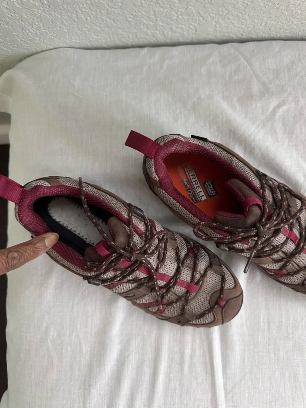 Merrell Siren Sport GTX Waterproof Hiking Shoes Women’s 8.5 Brown Vibram Trail - Picture 3 of 8